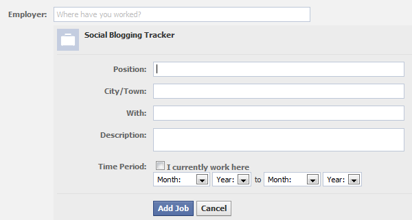 add your official page name in employer link