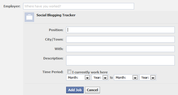 add your official page name in employer link add your official page name in employer link