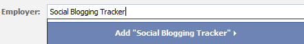 add your page name in new profile add your page name in new profile