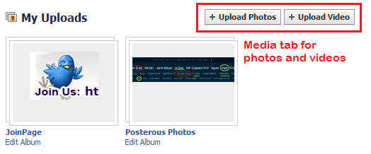 combined photo and video tab combined photo and video tab