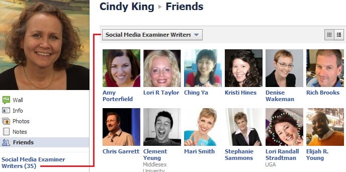 create featured facebook lists for new profile create featured facebook lists for new profile