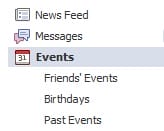 facebook events tab