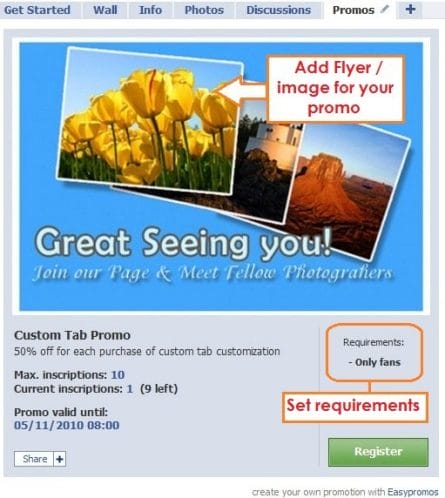 Easypromos for your facebook page