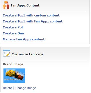 FanAppz for facebook page