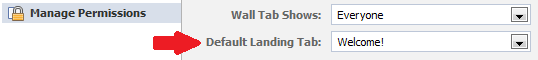default landing tab stays in upgraded pages