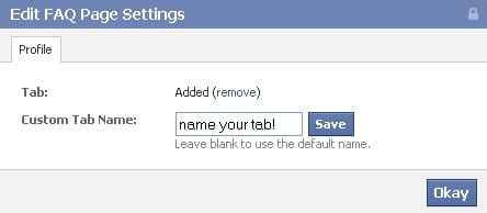 edit your facebook page app tab
