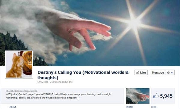 destiny's calling you