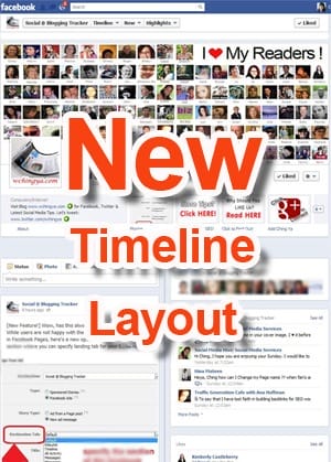 new timeline layout