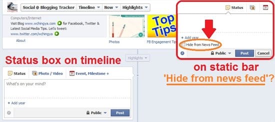 hide from news feed
