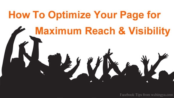 optimize facebook page