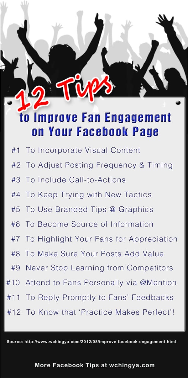 facebook engagement infographic
