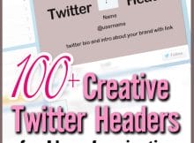 100+ creative twitter headers