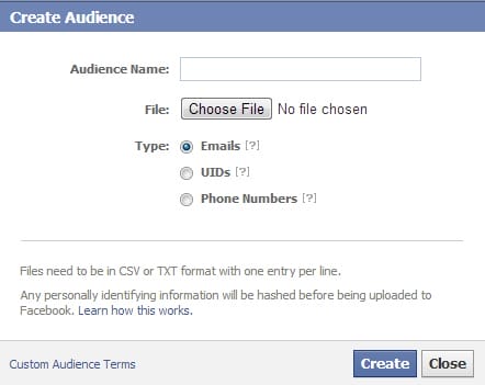 custom audience custom audience