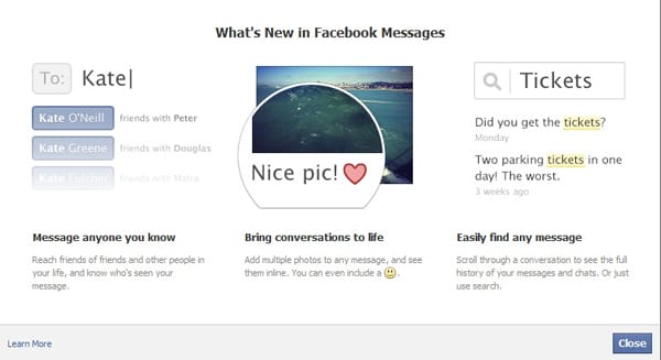 facebook messages