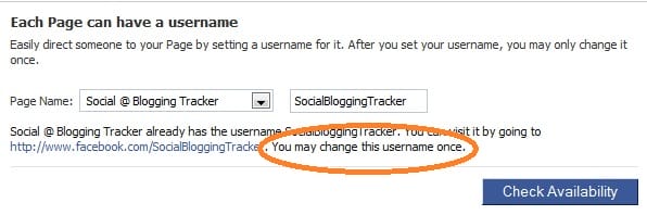 page username facebook page username
