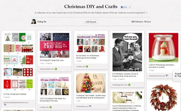 christmas diy pinterest board