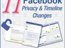 latest facebook privacy and timeline changes