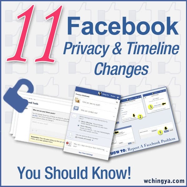 latest facebook privacy and timeline changes