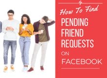 how to find pending friend requests on facebook