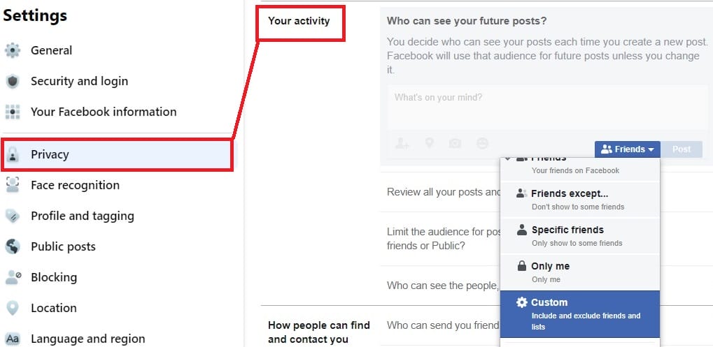 who can see your future posts on facebook