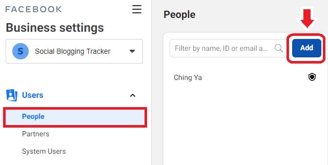 add people to facebook business acc