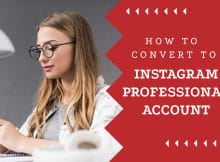 how to switch to instagram professional account
