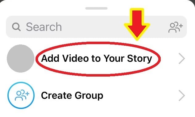 2-1 Add video to IG story