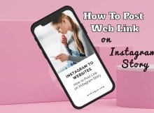 How to Post Link on Instagram Story