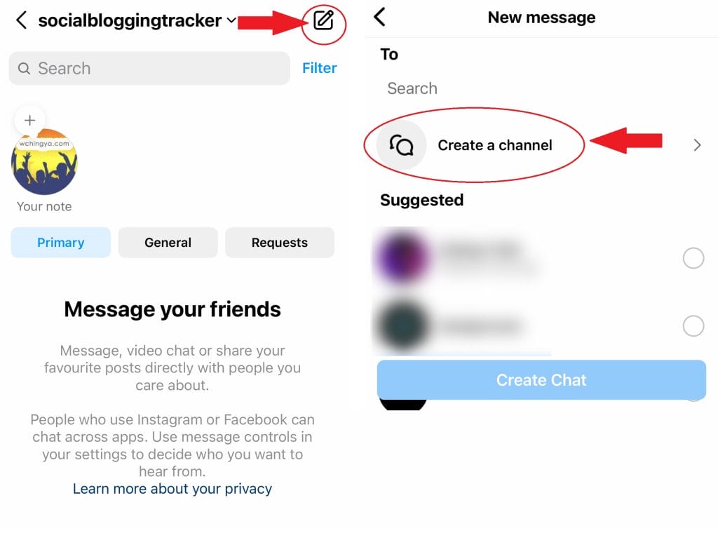 how to create Instagram channel for followers