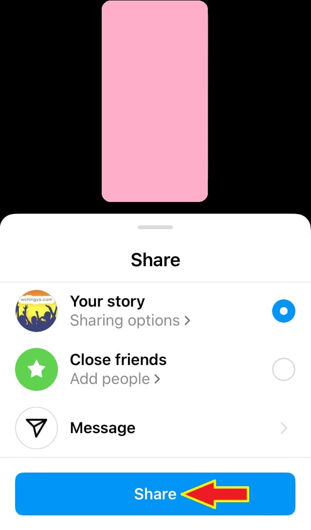 share your instagram video story with no sound