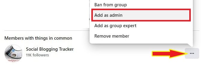 add facebook page as group admin